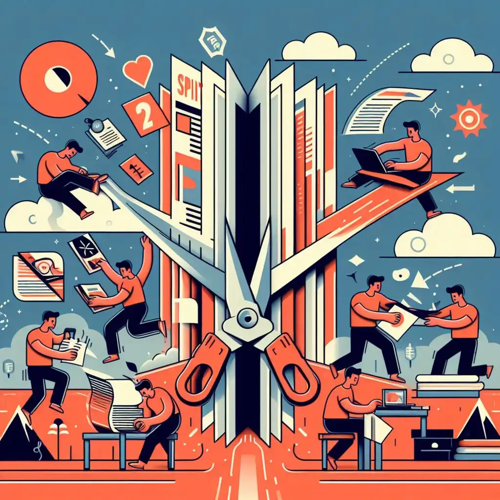 how to split pdf files